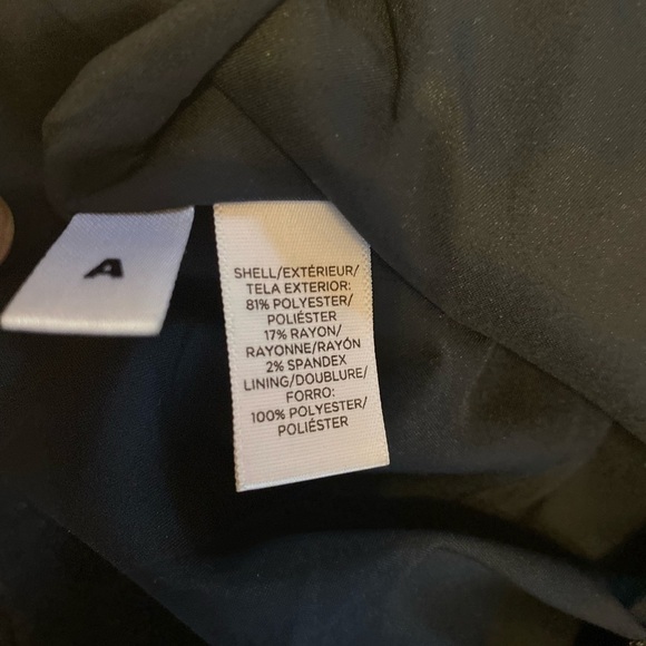 Loft Womens Marisa Plaid Low Rise Flare Flat Front Dress Trousers  6 Bleu - Picture 8 of 9